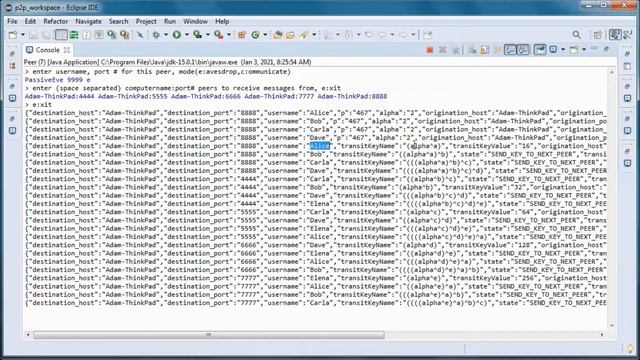 Multi-party Diffie-Hellman Key Exchange + Peer-to-peer + JAVA (public version) смотреть онлайн