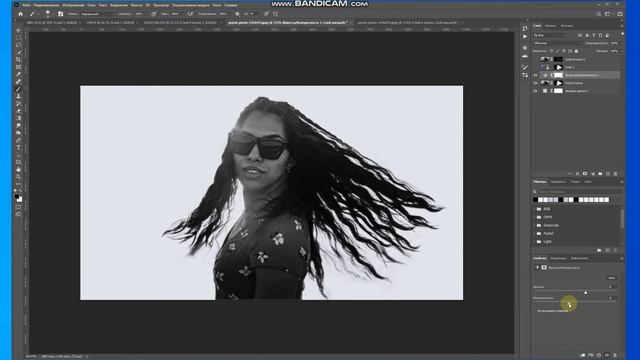 Cinemagraph с двойной экспозицией в Photoshop смотреть онлайн