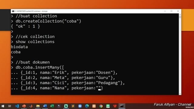 Belajar Database NoSQL with MongoDB - 07 - DELETE DOCUMENT смотреть онлайн