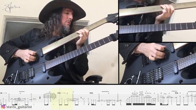 LEARN TO PLAY - BUMBLEFOOT SHRED Over Joe Satriani's 