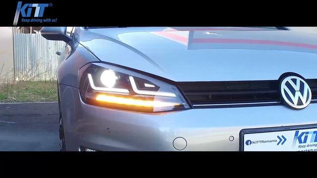 We Install Awesome LED Headlights and TailLights for VW all models of VW Golf 7 Mk 7 By KiTT Tuning смотреть онлайн