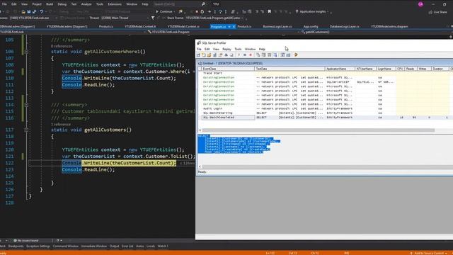 15 - EF Database First - SQL Profiler incelemesi смотреть онлайн