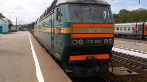 ЧС8-058 на станции Смоленск Центральный