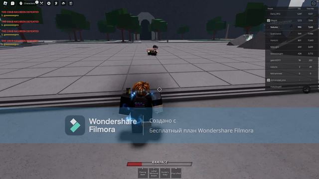 Класическое комбо на гароу в The Strongest Battle Grounds