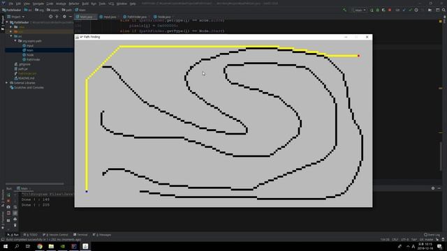 A* Path Finder Java Implementation смотреть онлайн