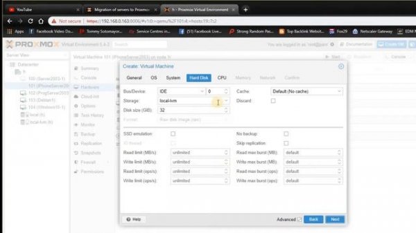 Migration of Windows XP (VMware) to Proxmox 5.4-3