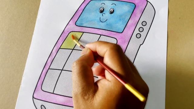 Magic Water Color Drawing | Mobile Sketch Color | Kids School #03 смотреть онлайн