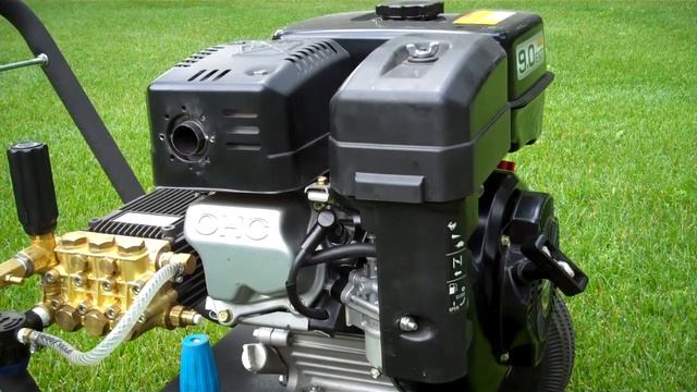 Robin Subaru EX27 on a pressure washer смотреть онлайн