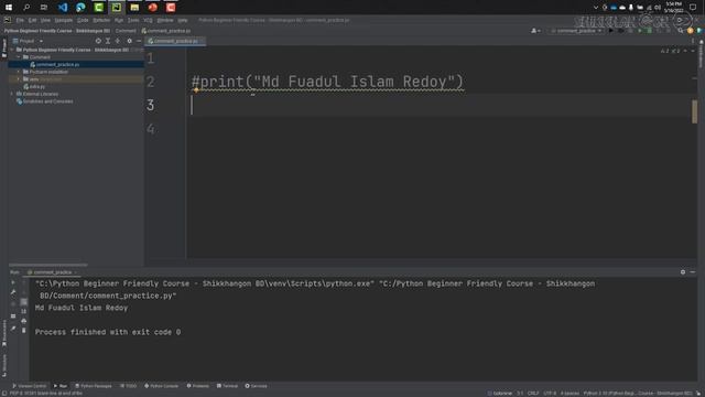 Python Comments || How to Write Comments in Python || Shikkhangon BD Python Series смотреть онлайн
