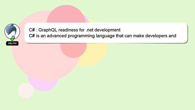 C# : GraphQL readiness for .net development смотреть онлайн