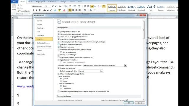 MS Word Advance Options | Word Options Advance | Part 1 | CompuTrics Mania смотреть онлайн
