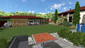 Ландшафтный дизайн участка с небольшим уклоном