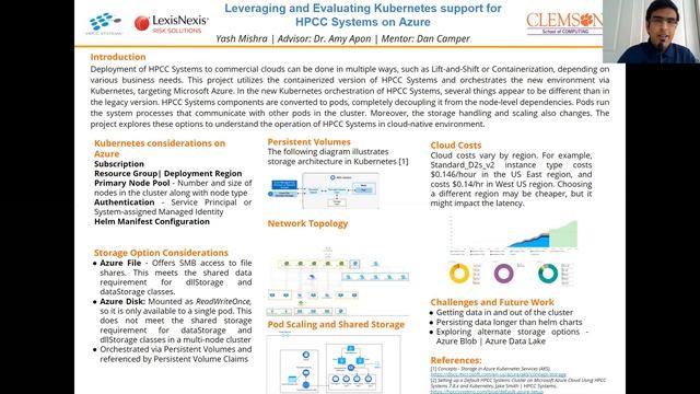 Yash Mishra - Leveraging and Evaluating Kubernetes support of Microsoft Azure смотреть онлайн