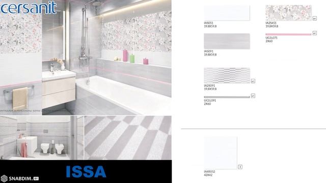 Плитка для ванной комнаты CERSANIT. Каталог 2019 (более 70 идей) смотреть онлайн