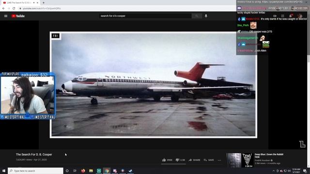 MoistCr1tikal Reacts to The Search of D.B Cooper by LEMMiNO with Twitch Chat смотреть онлайн