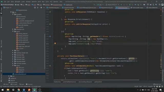 Firebase push notification android (FirestoreChatApp) part 3/5 смотреть онлайн