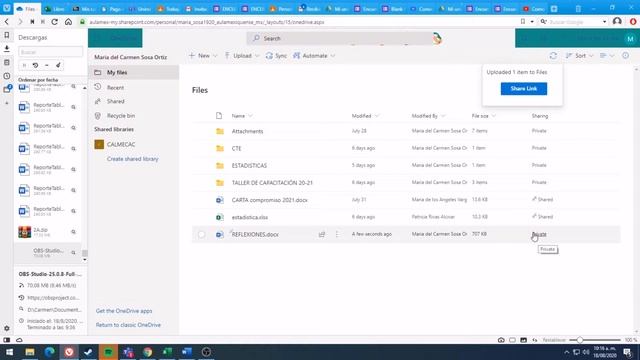 ¿CÓMO COMPARTIR UN ARCHIVO USANDO ONE DRIVE? смотреть онлайн