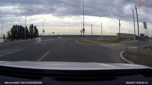 г.Волгоград, на машине по улицам и набережной, 14/07/2022г. смотреть онлайн