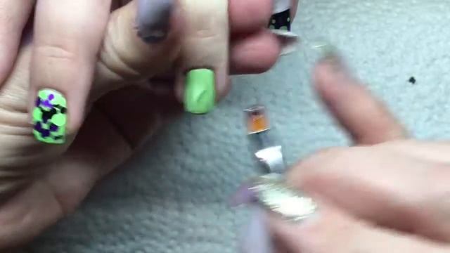 Halloween Nails done with Canni Gel Paint/Sequence & Stamping смотреть онлайн