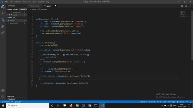 TODO List in JavaScript | HTML, Bootstrap & JavaScript | Web Development смотреть онлайн