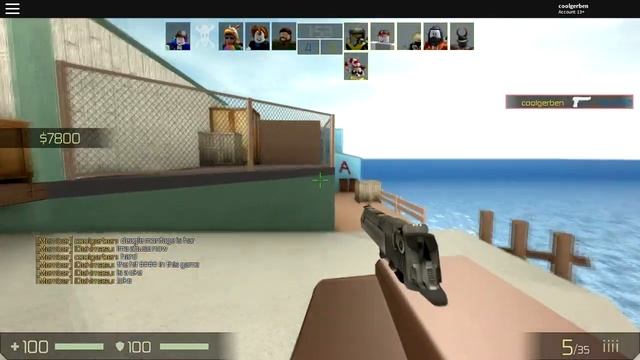 COUNTER-BLOX: ROBLOX OFFENSIVE DESERT EAGLE KILL MONTAGE #2 смотреть онлайн