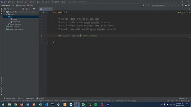 02 - Variables en Kotlin смотреть онлайн