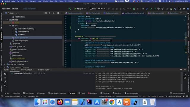 [Bangla] Building a Complete Notepad App using Kotlin Multiplatform Mobile:Part3- Decompose Library смотреть онлайн