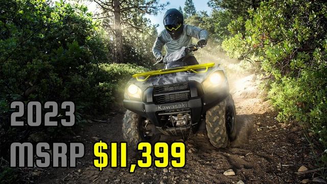2023 Kawasaki Brute Force 750 + New ATVs from Kawasaki! смотреть онлайн