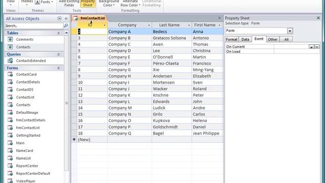 Access 2010: Create a user interface (UI) macro смотреть онлайн