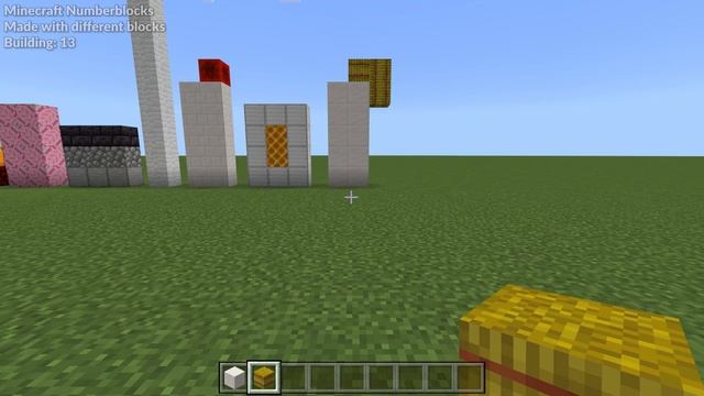 Numberblocks 1 to 20 built with unusual blocks | Numberblocks Minecraft смотреть онлайн