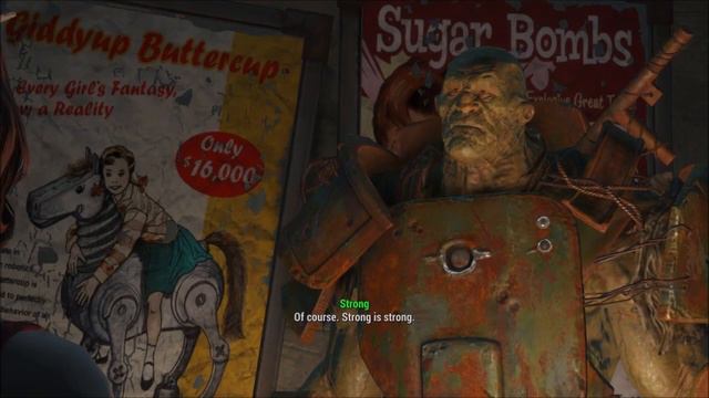 Fallout 4 - Strong, All Affinity Dialogues смотреть онлайн