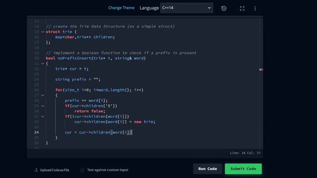 HackerRank C++ Solution – No Prefix Set смотреть онлайн