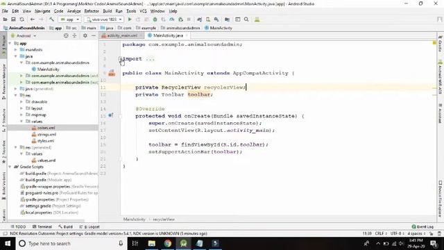 Animal Sound Admin part 1 | Connect with Firebase | Retrieve Data from Realtime Firebase. смотреть онлайн