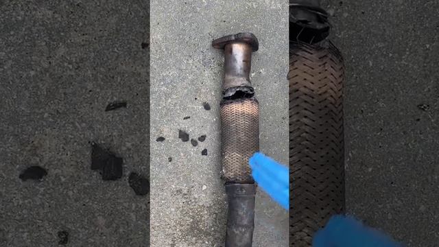 VAUXHALL VECTRA EXHAUST - VAUXHALL VECTRA FRONT FLEXI EXHAUST - DANGEROUS DODGY BODGE REPAIR JOB смотреть онлайн