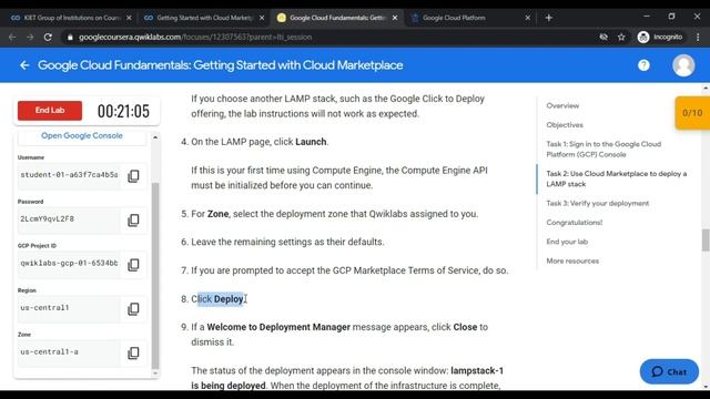 Google Cloud Fundamentals: Getting Started with Cloud Marketplace (formerly Cloud Launcher) || #1 смотреть онлайн