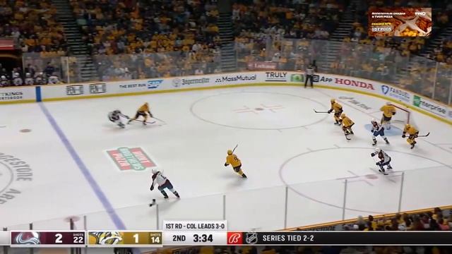 РУССКИЙ ОБЗОР NHL. Colorado Avalanche Vs Nashville Predators | First Round | Game 4 | Stanley Cup 2