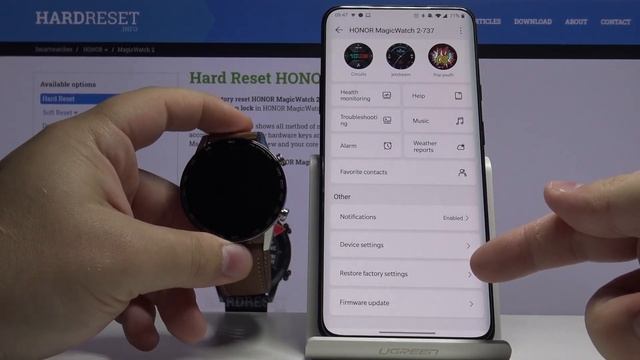 Hard Reset HONOR MagicWatch 2 via App – Wipe Data / Erase Storage смотреть онлайн