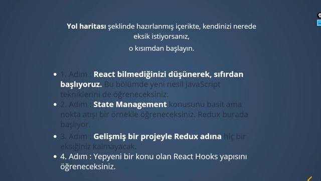 React, Redux ve Hooks Ders 1 : Komple React, Redux ve Hooks Kursu смотреть онлайн