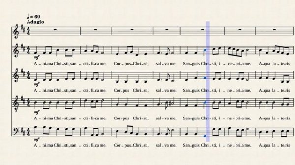 Marco Frisina - Anima christi (Tenor)