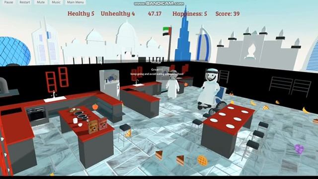 cooperative game "Obesity Awarness" смотреть онлайн