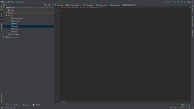 #24 Шаблон Visitor / Java OOD / Source Code ⚠️ Deprecated смотреть онлайн