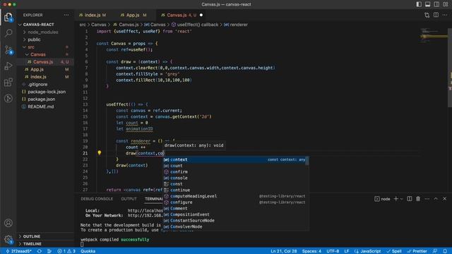 Use Canvas in react смотреть онлайн