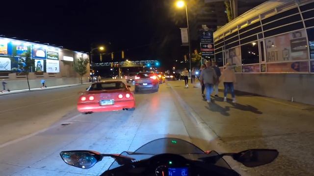Ninja H2 Downtown Revs + Run in With Audi R8 смотреть онлайн