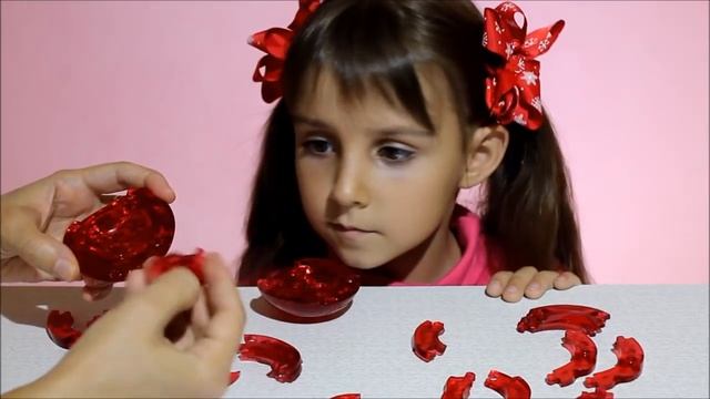 3D Пазл КРИСТАЛЬНОЕ ЯБЛОКО ? собираем с Лизой 3D Crystal blocks ? - LizaTube смотреть онлайн