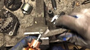 Ремонт моторчика печки, замена коллектора