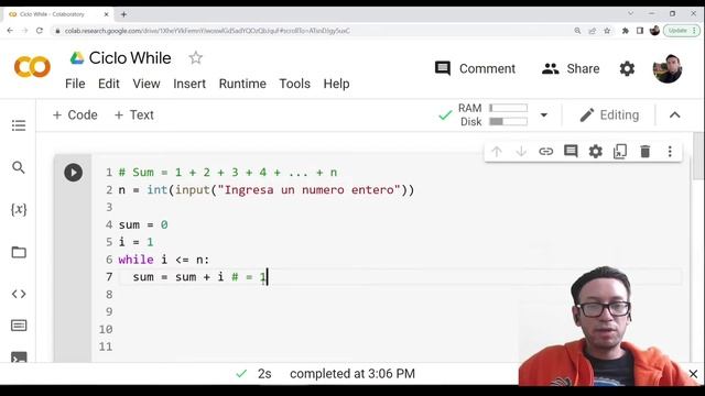 Cómo Usar el Ciclo While en Python (Usando Google Colab) смотреть онлайн