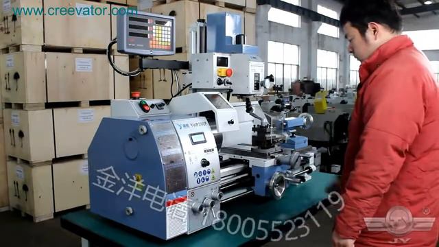 Very high quality mini lathe can use at home from Chongqing KAKU machinery смотреть онлайн