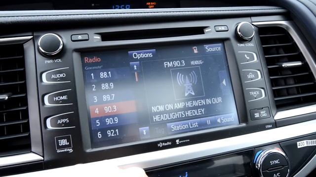 2015 Toyota Highlander Limited - Electronic Dash Features смотреть онлайн