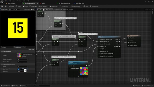 Frame Controlled Flipbook Material In Unreal Engine 5