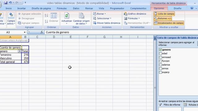 Tablas dinámicas en Excel 2007 смотреть онлайн